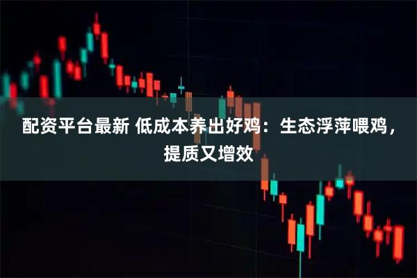 配资平台最新 低成本养出好鸡：生态浮萍喂鸡，提质又增效